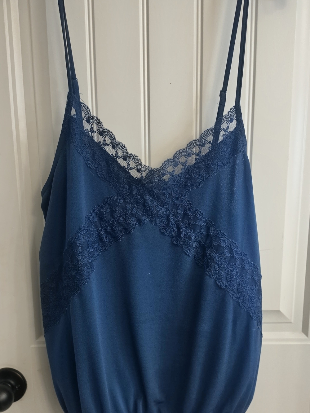 Daytrip Navy Lace-Trim Camisole